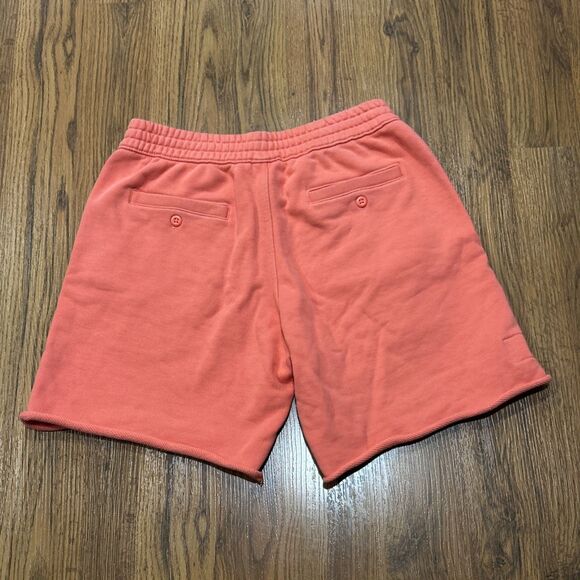 Adidas Shmoofoil Shorts Mens Small Coral Orange Heavyweight Ghost Pockets - Picture 6 of 6